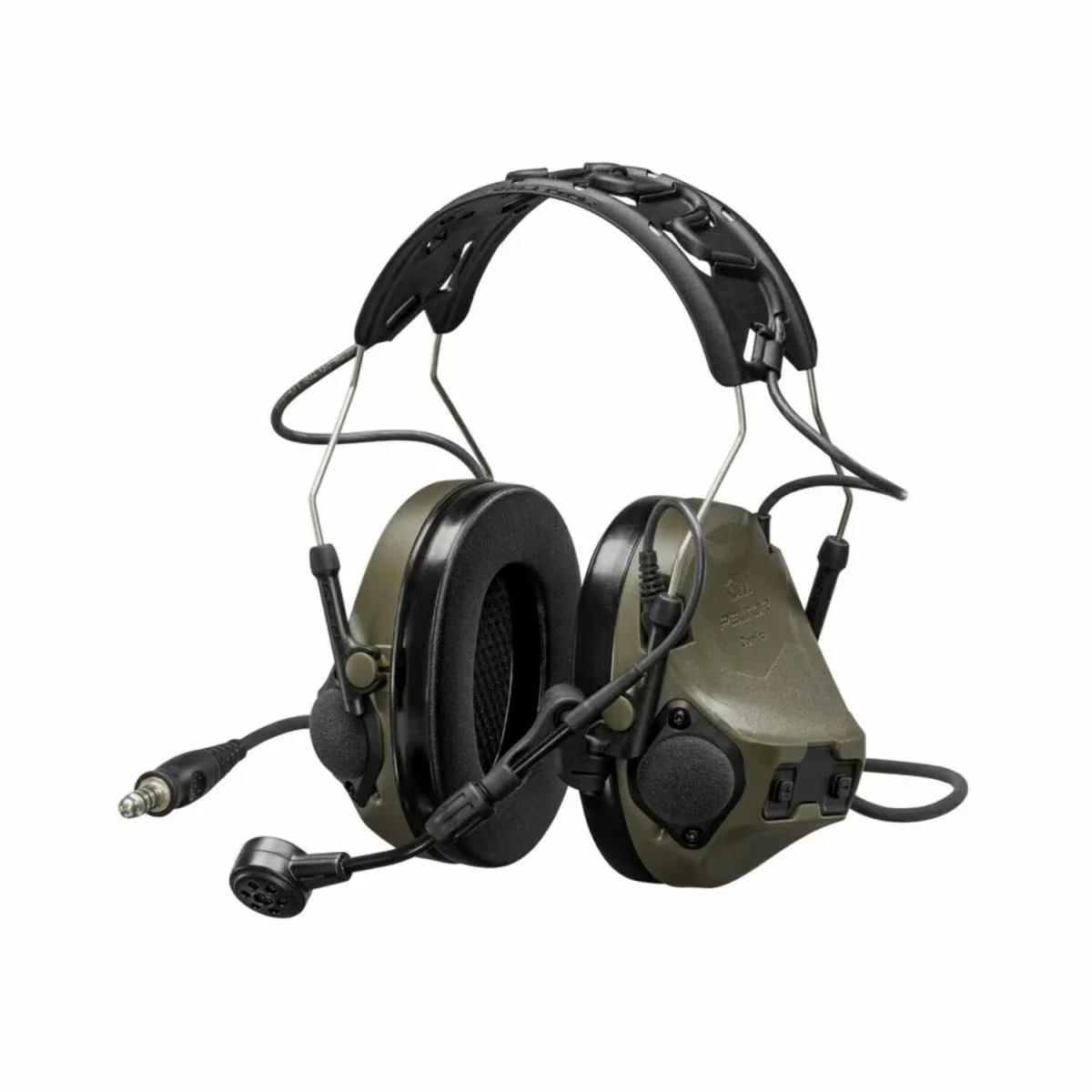 3M Peltor - ComTac VIII Høreværn 4-benet 29 dB // Grøn