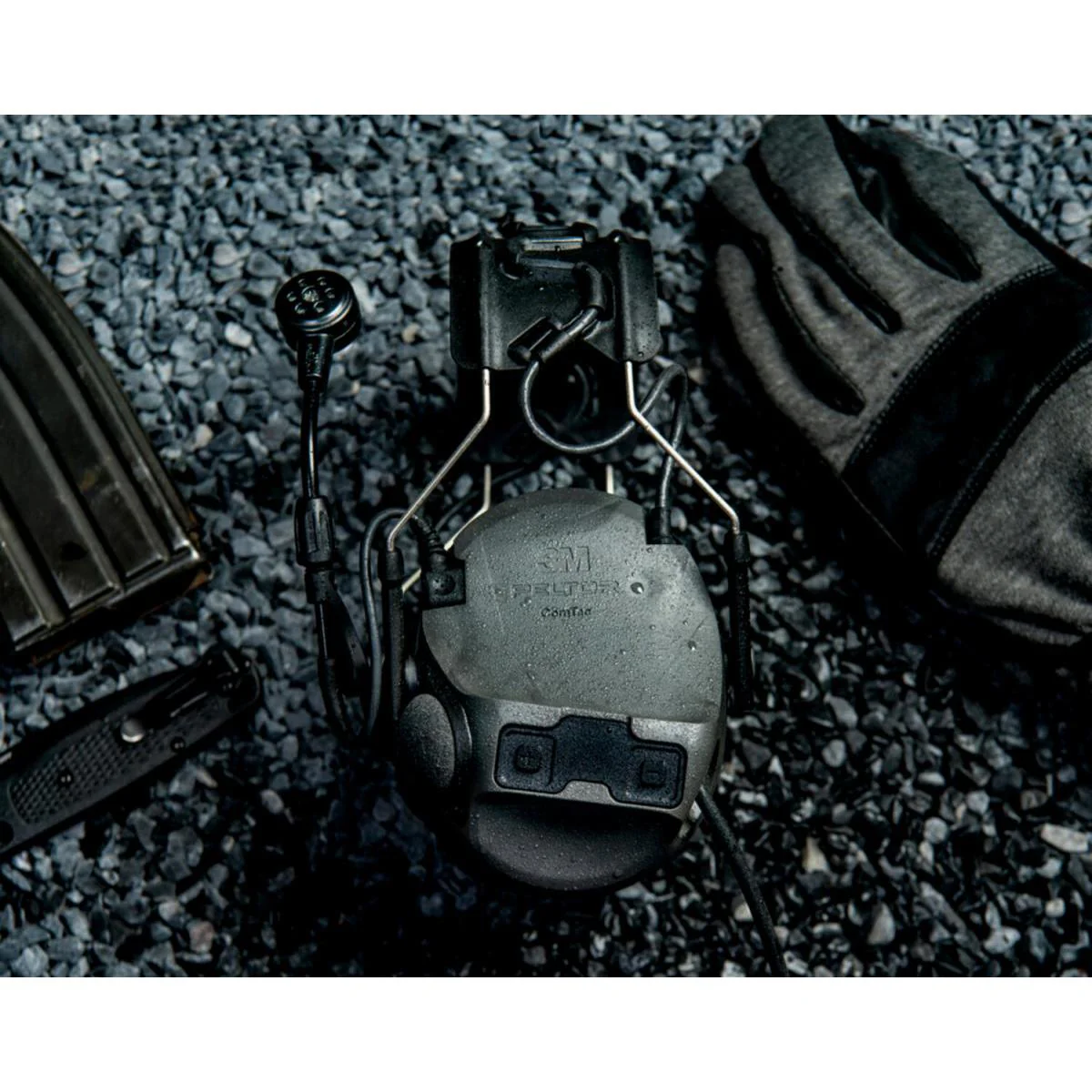 3M Peltor - ComTac VIII Høreværn NATO Wire  29 dB // Grøn - Image 2