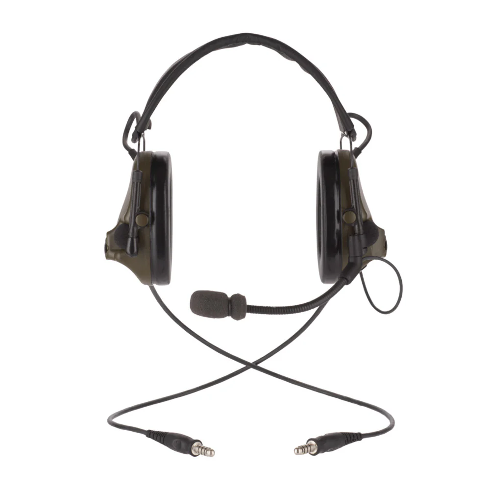 3M Peltor - ComTac XPI Headset m. Fleksibel Mikrofon 28 dB // Grøn - Image 5