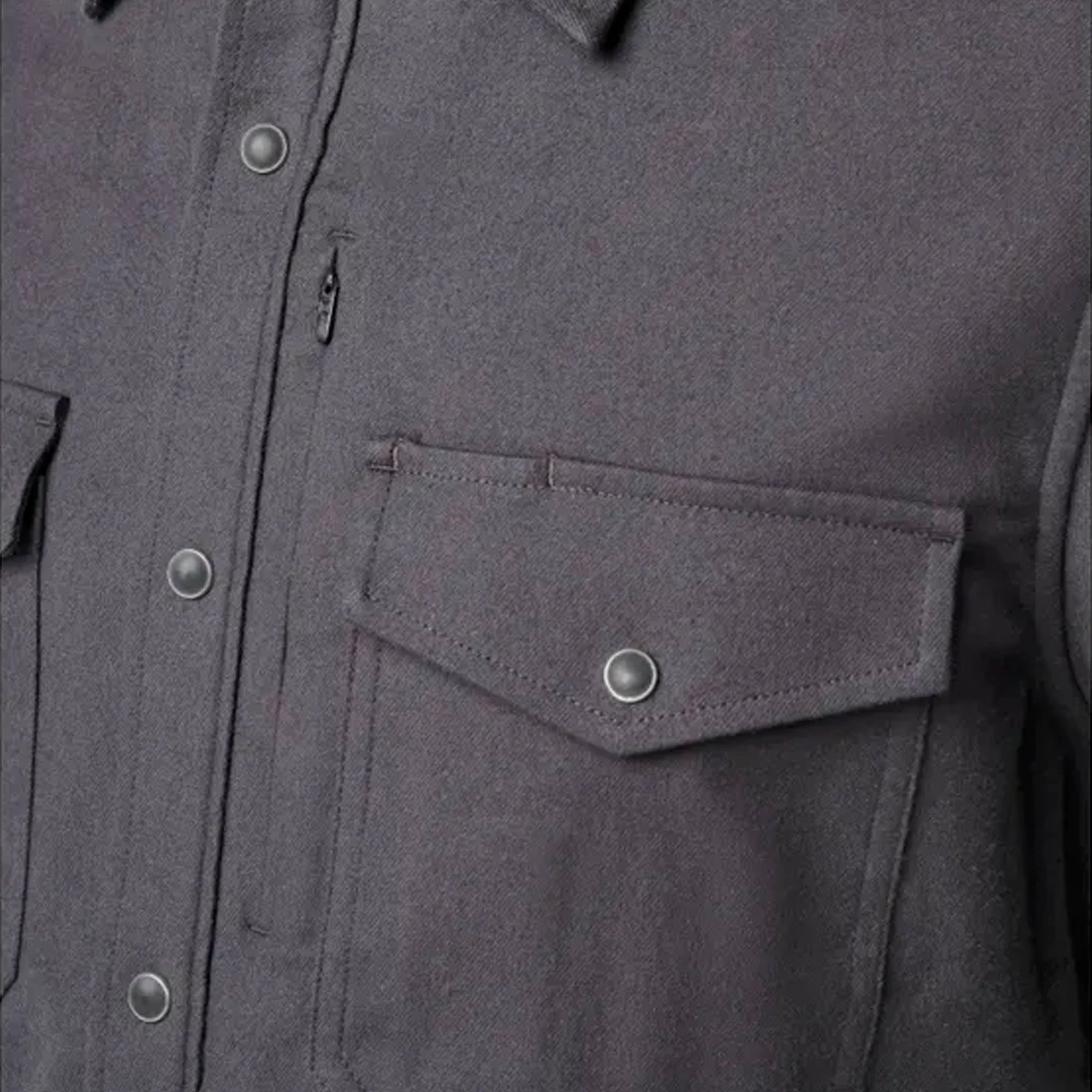 5.11 - Austin Flannel Solid Skjorte // Volcanic - Image 5