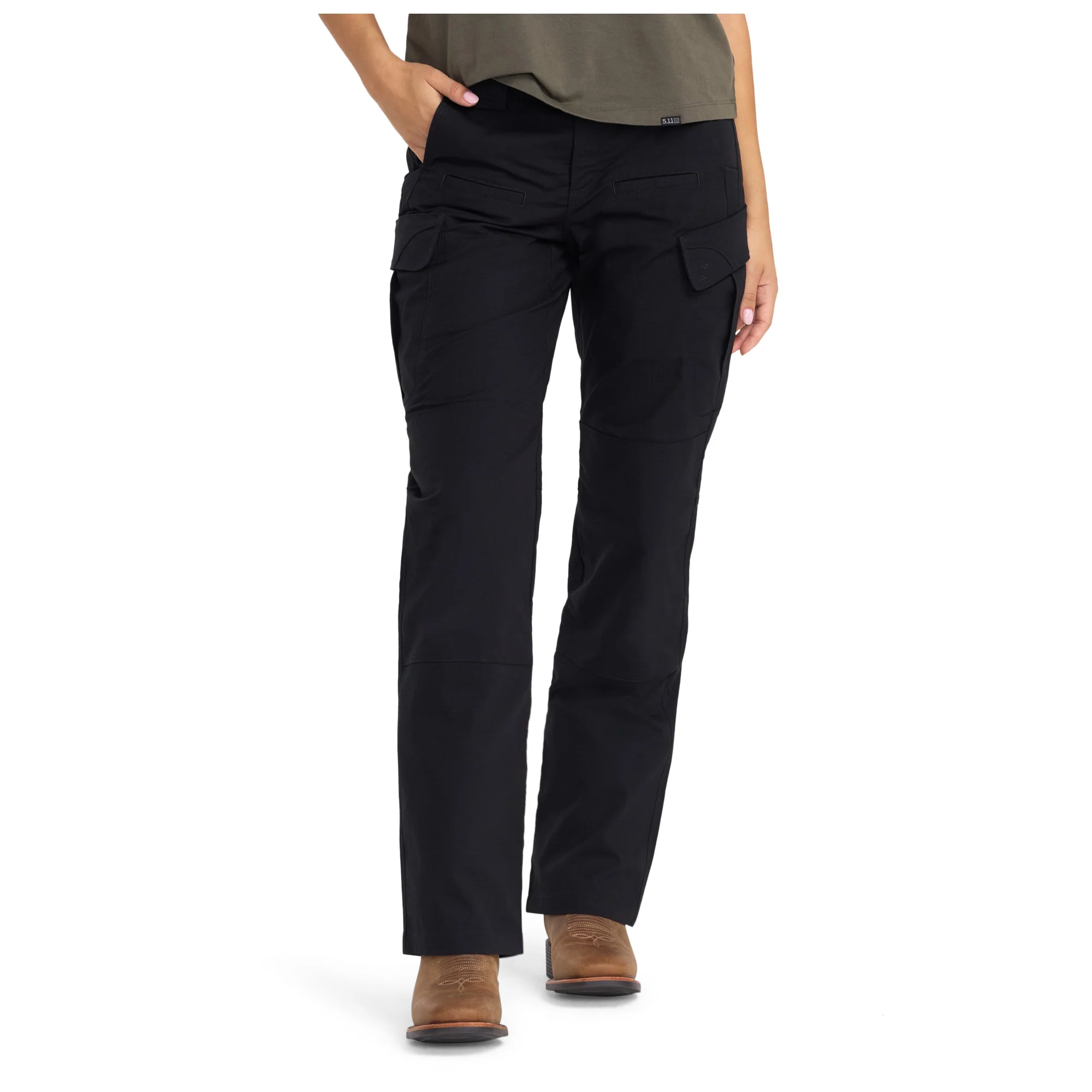 5.11 - Womens Stryke Mid Rise Pants m. Flex-Tac // Sort - Image 4
