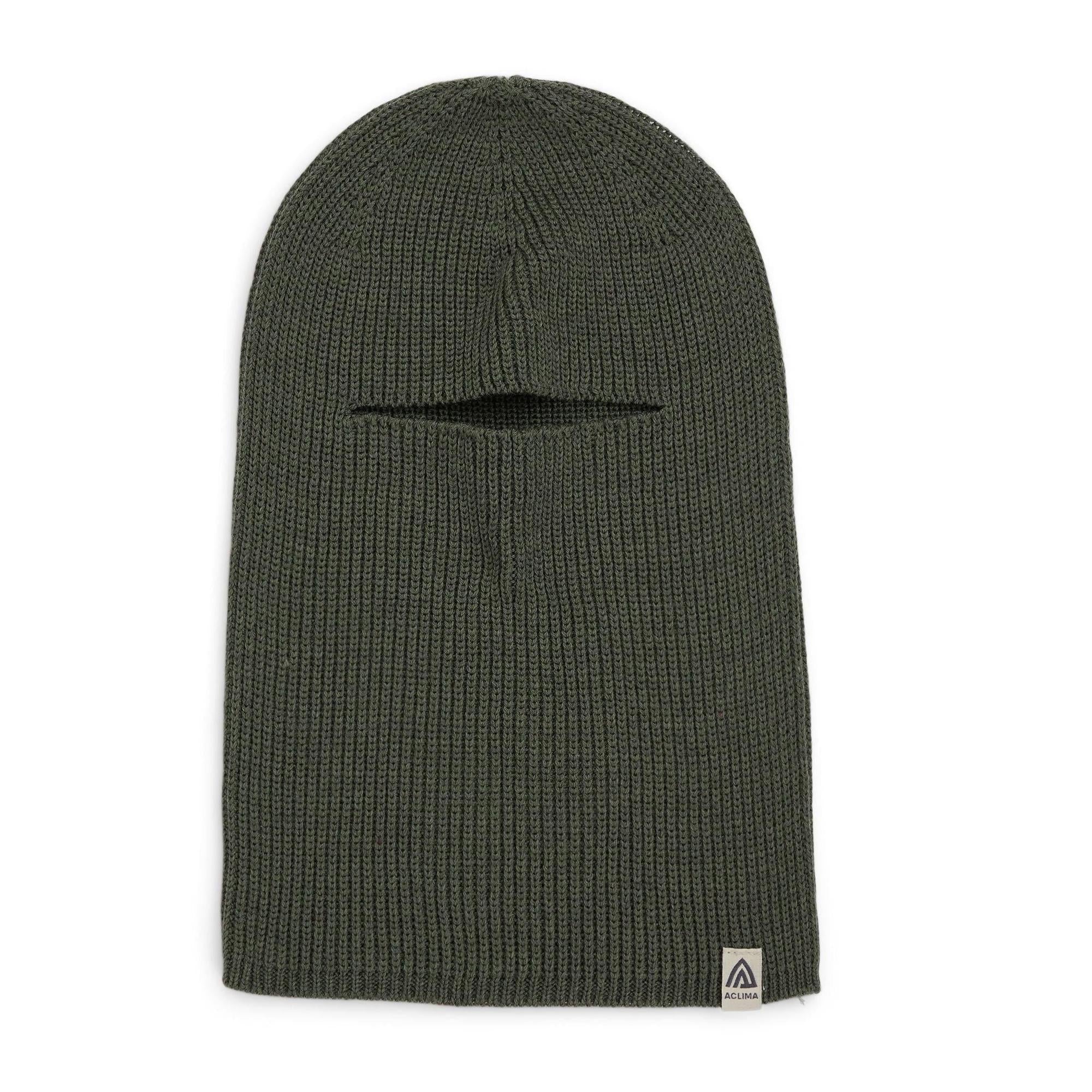 Aclima - Flat Knit Balaclava Hat // Tarmac