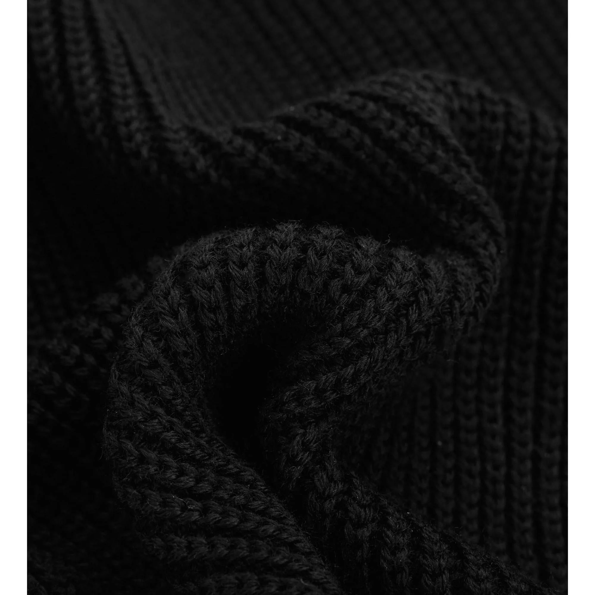 Aclima - Flat Knit Balaclava Hat // Sort - Image 3