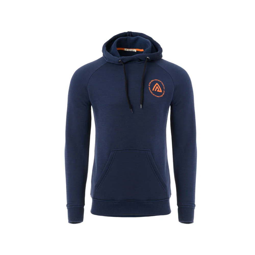 Aclima - FleeceWool 250g Herre Hoodie V2 // Blå / Navy