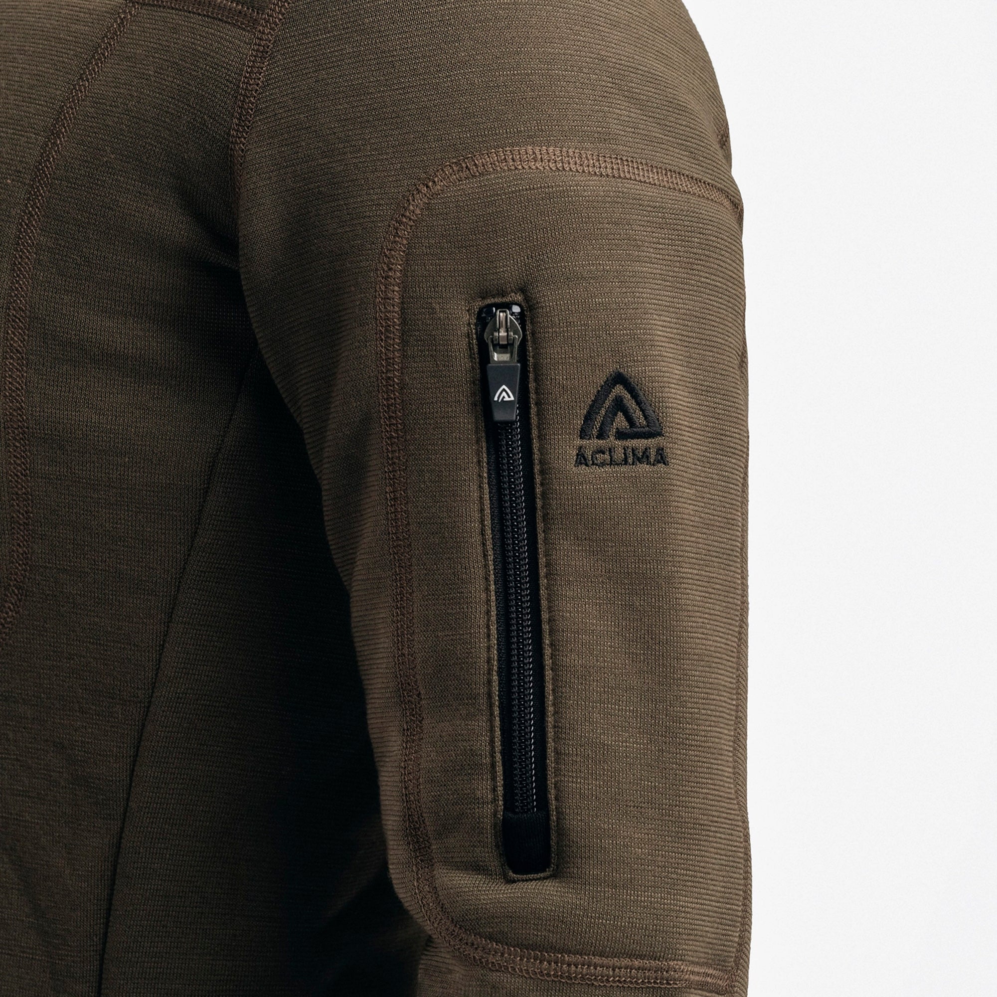 Aclima - FleeceWool V2 Herre Jakke // Tamac - Image 6
