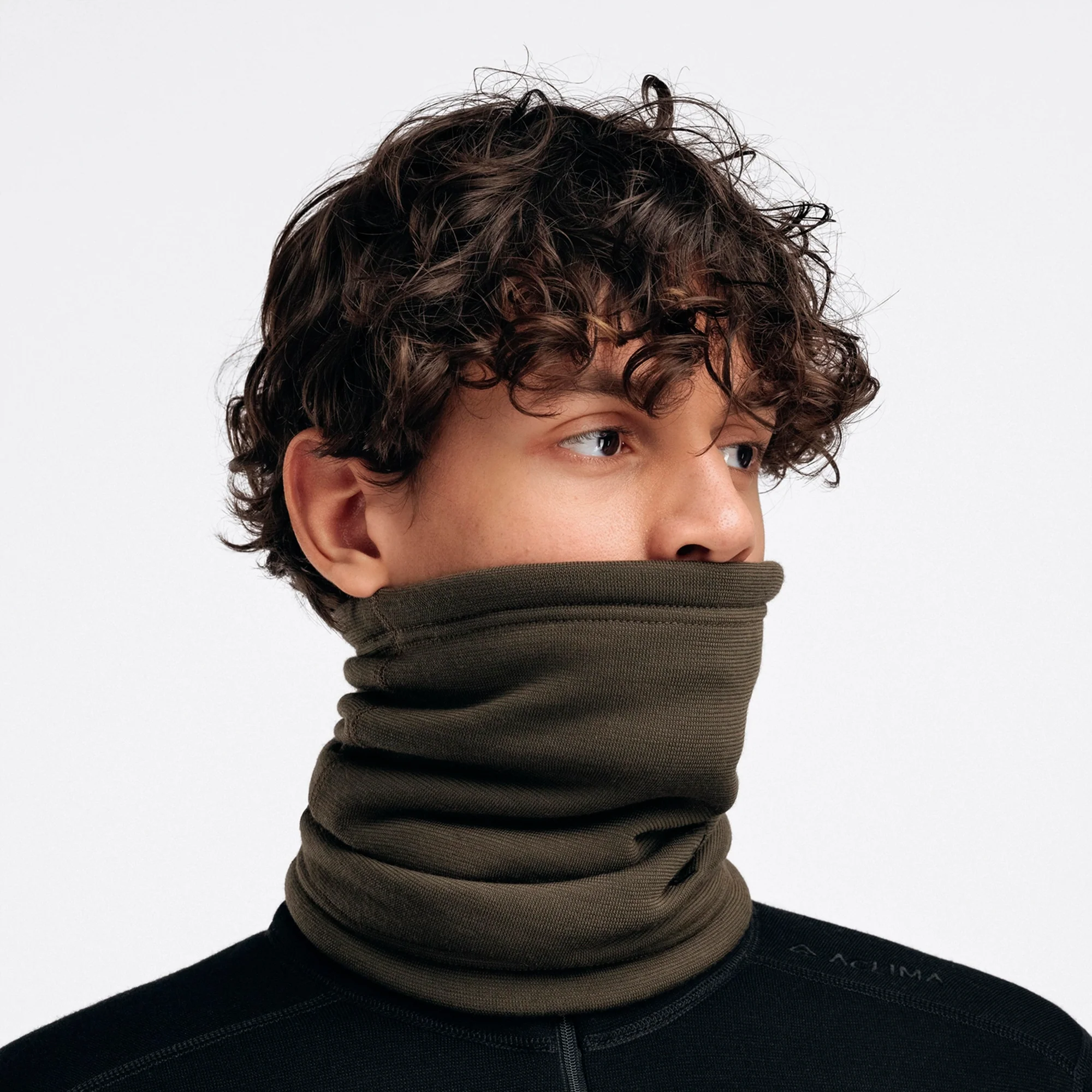 Aclima - FleeceWool Unisex Rørhalstørklæde V2 // Tarmac - Image 3