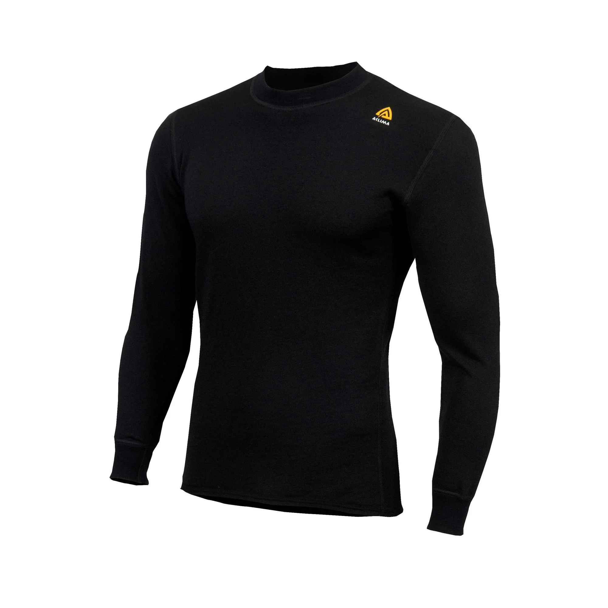Aclima - HotWool 230g Unisex Crew Neck Uldtrøje // Sort