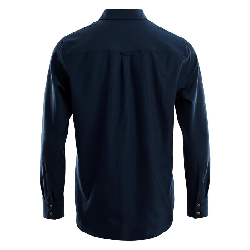 Aclima - LeisureWool Woven Herre Uldskjorte // Ranger Green - Image 4