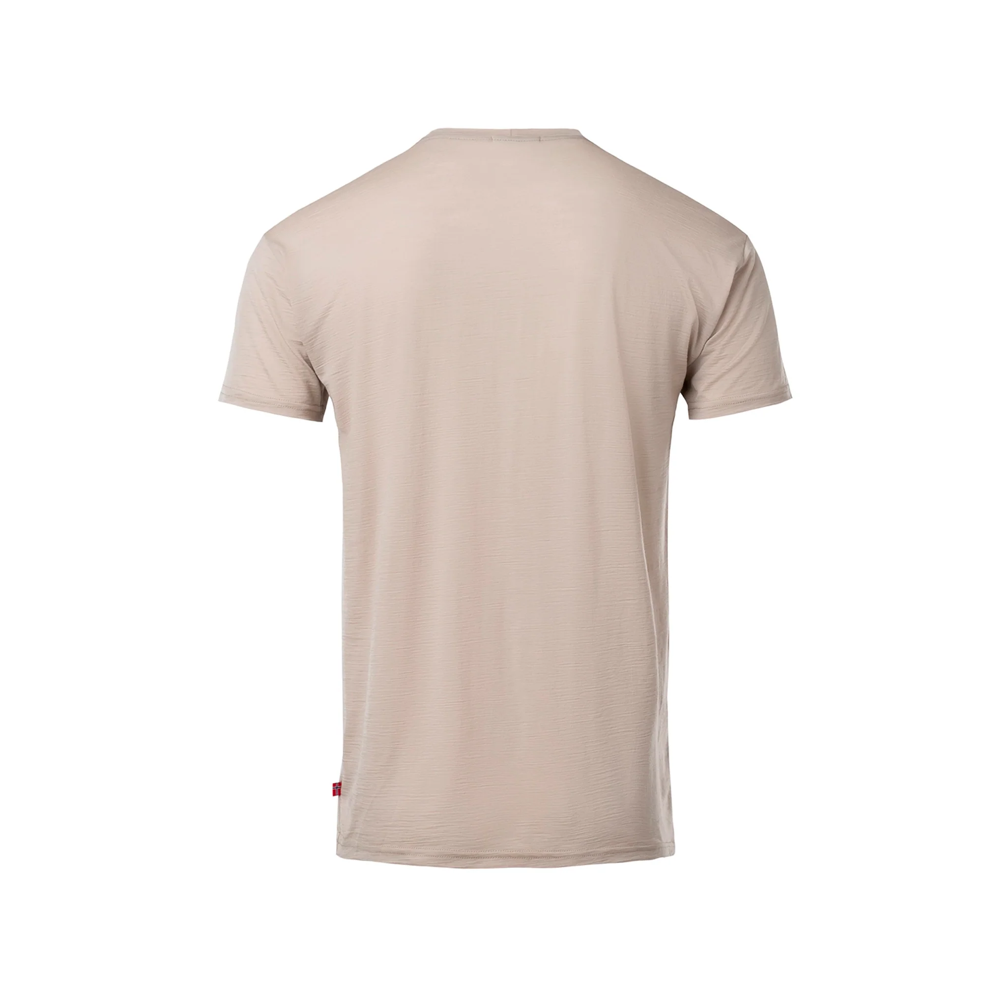 Aclima - LightWool 180 Classic Herre T-shirt // Simply Taupe - Image 2