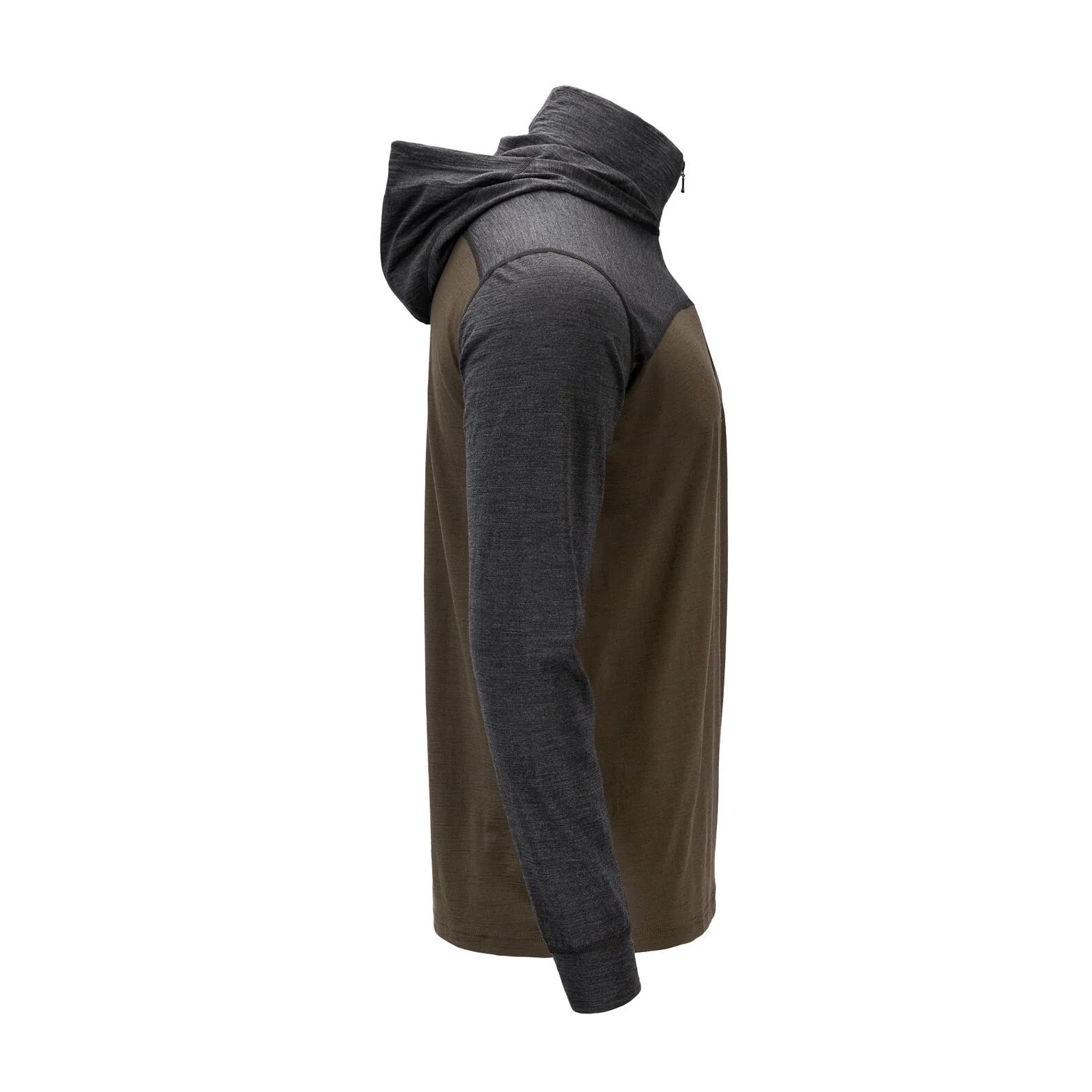 Aclima - LightWool 180 Herre Hoodie // Tarmac/Marengo - Image 3