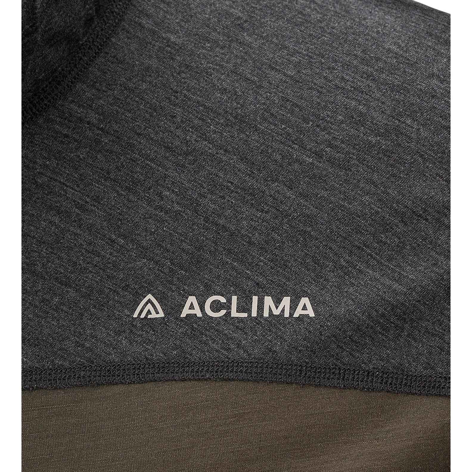 Aclima - LightWool 180 Herre Hoodie // Tarmac/Marengo - Image 4