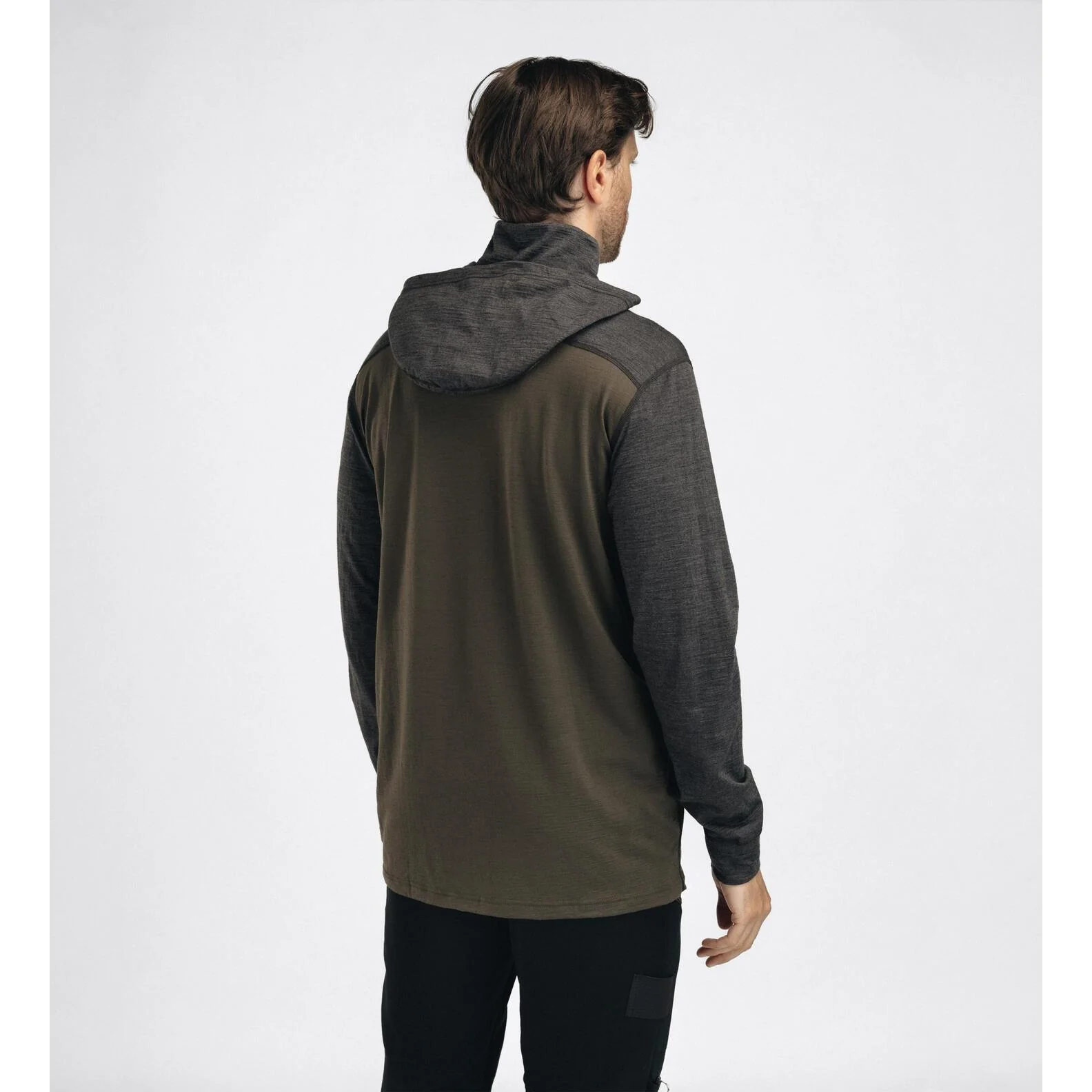 Aclima - LightWool 180 Herre Hoodie // Tarmac/Marengo - Image 7