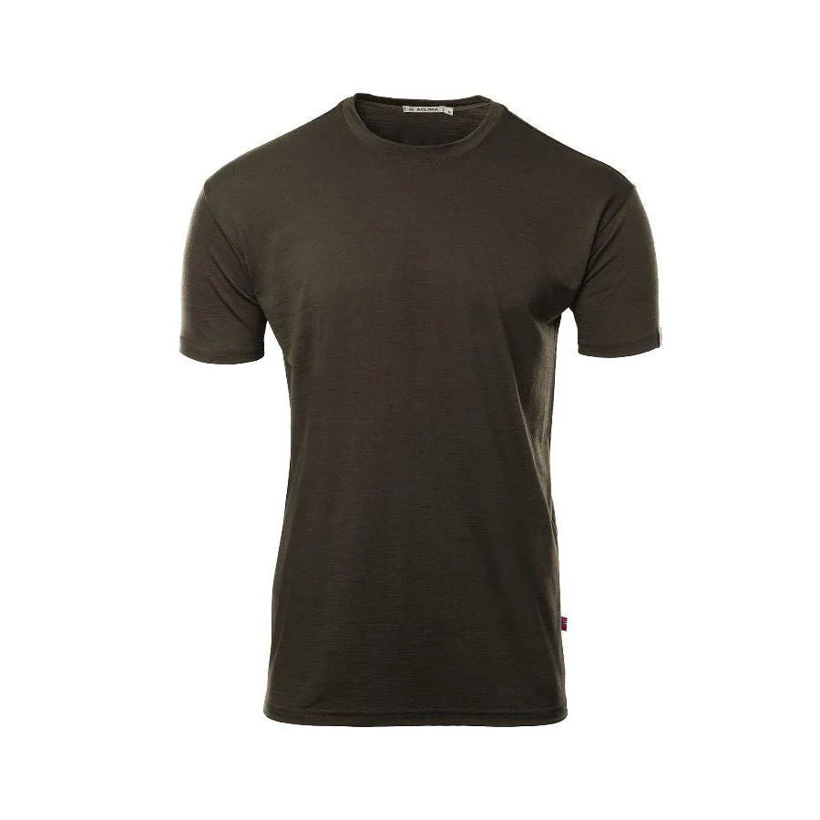 Aclima - LightWool 180 Classic  Herre T-Shirt // Tarmac
