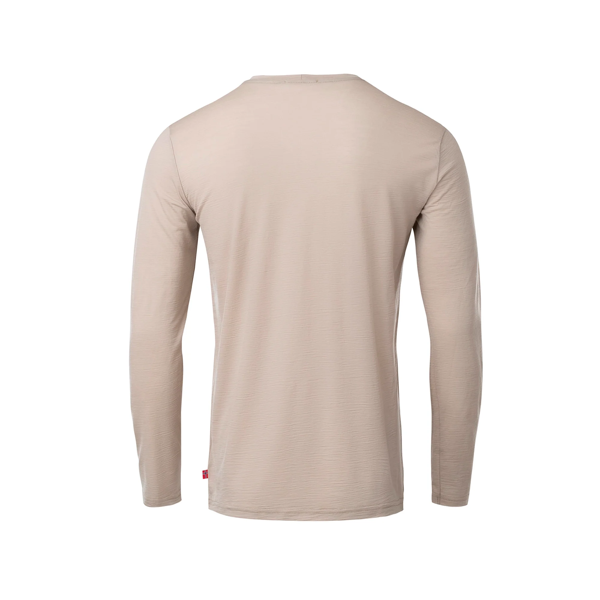 Aclima - LightWool 180 Langærmet Herre Uldtrøje // Simple Taupe - Image 2