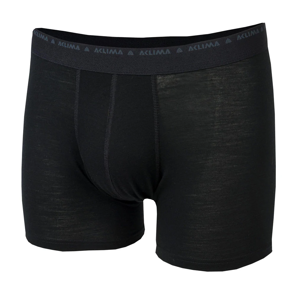 Aclima - LightWool Boksershorts // Sort