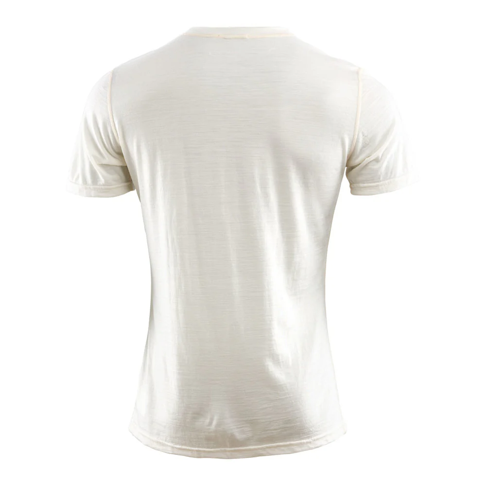 Aclima - LightWool Undershirt Herre T-shirt // Hvid - Image 2