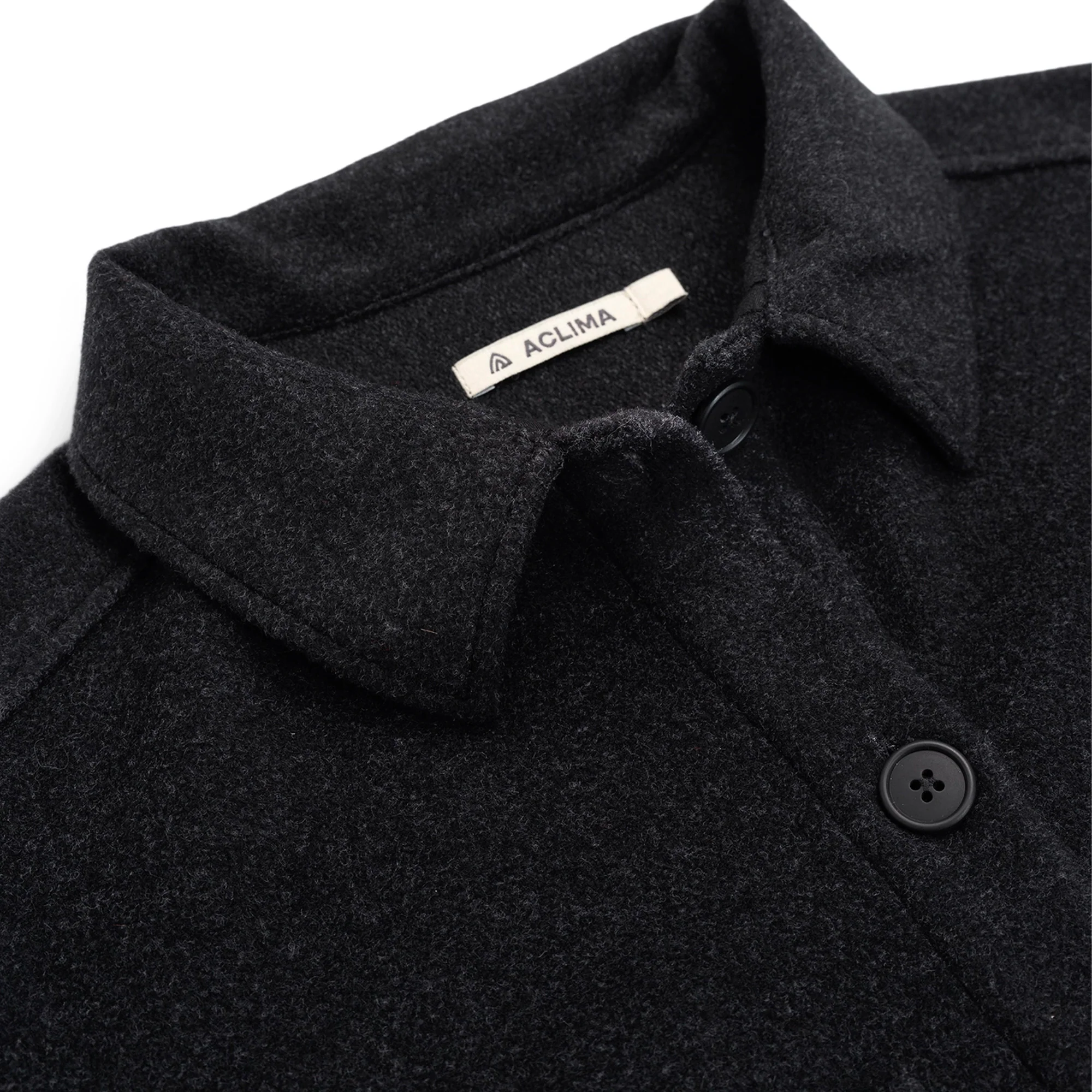 Aclima - Reborn Lumber Jakke Herre // Dark Grey Melange - Image 10
