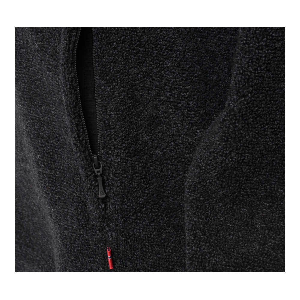 Aclima - ReBorn Terry 400g Unisex Pullover // Dark Grey Melange - Image 4