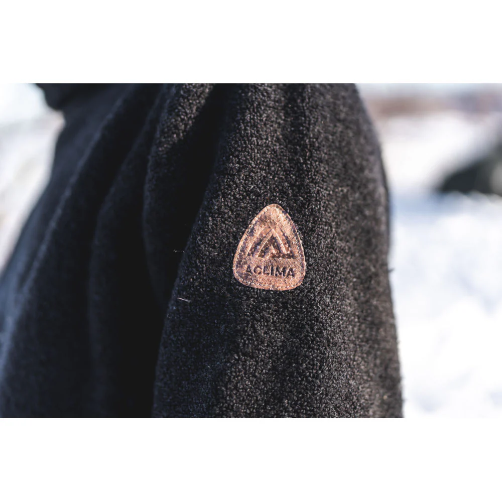 Aclima - ReBorn Terry 400g Unisex Pullover // Dark Grey Melange - Image 8