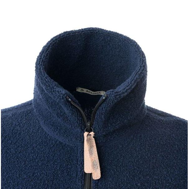 Aclima - ReBorn Terry Herre Jakke // Navy Melange - Image 3
