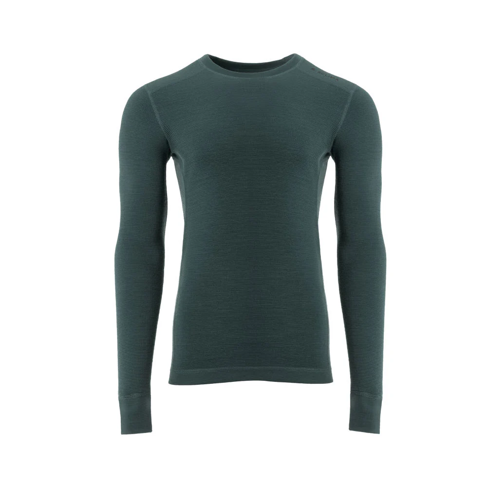 Aclima - StreamWool 400g Herre Crew Neck // Grøn