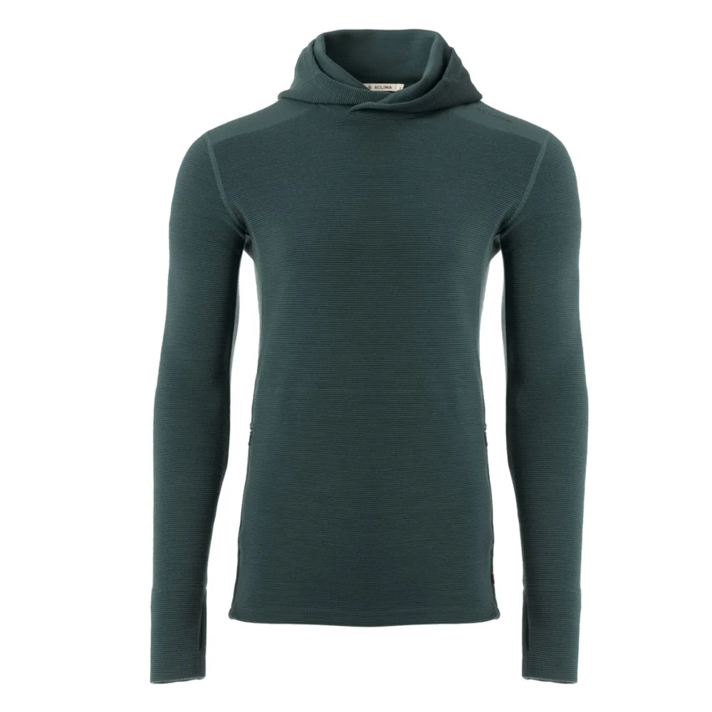 Aclima - StreamWool 400g Herre Hoodie // Grøn