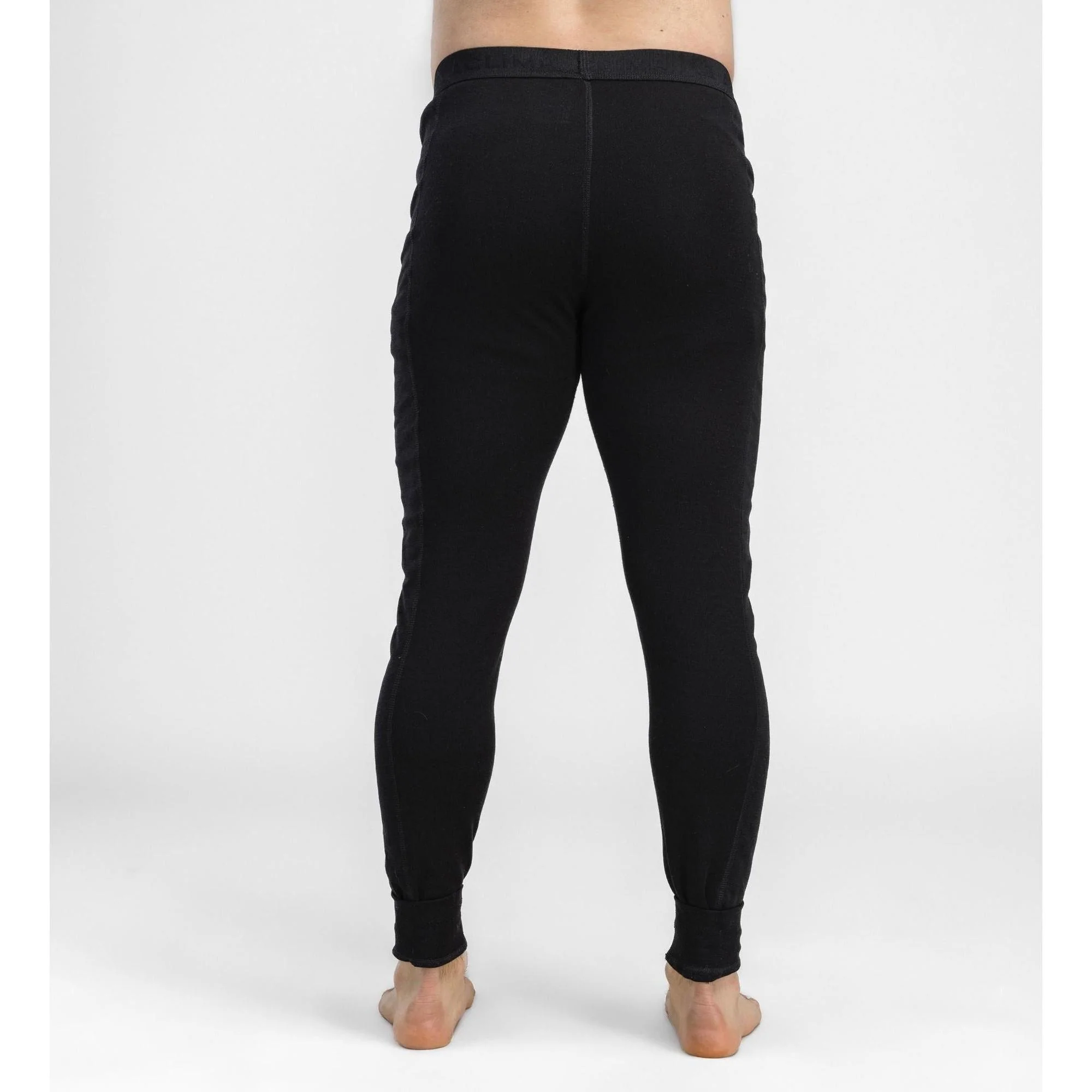 Aclima - WarmWool 200g Herre Lange Underbukser // Sort - Image 5