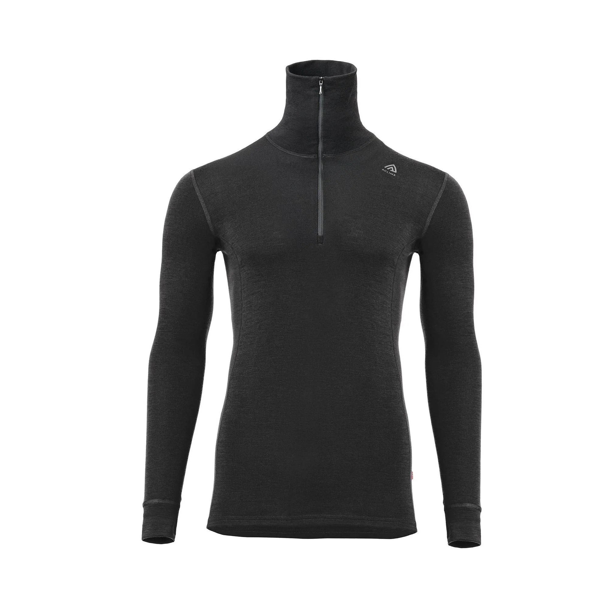 Aclima - WarmWool Herre Polo // Sort