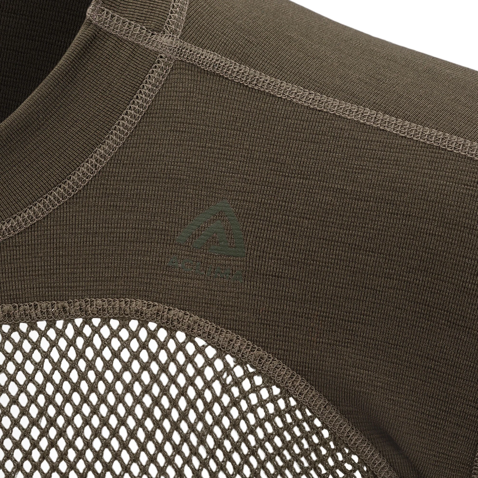Aclima - WoolNet 120g Herre Crew Neck Uldtrøje // Tarmac - Image 4