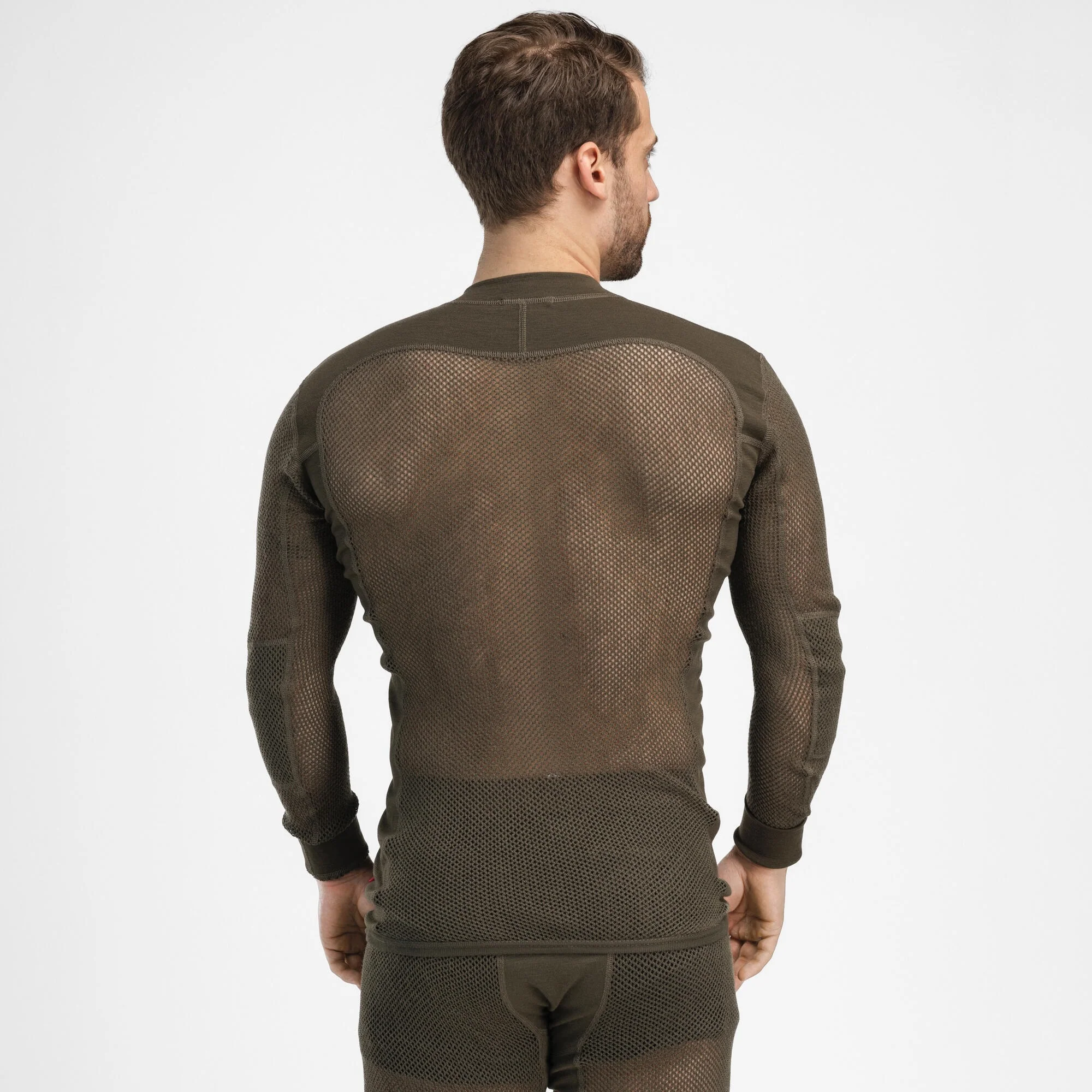 Aclima - WoolNet 120g Herre Crew Neck Uldtrøje // Tarmac - Image 6