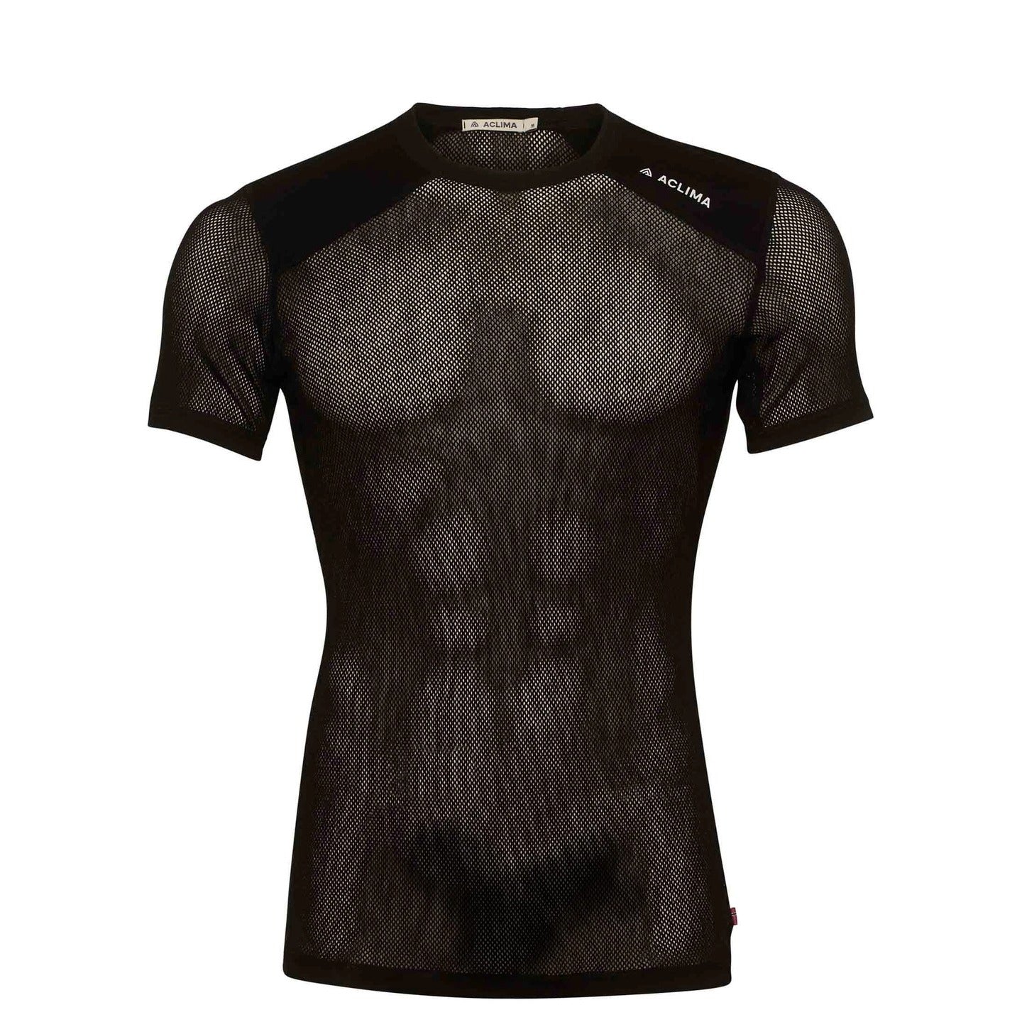 Aclima - WoolNet Light Herre Uld T-shirt // Sort