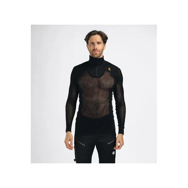 Aclima - WoolNet Original Herre Polo // Sort - Image 4