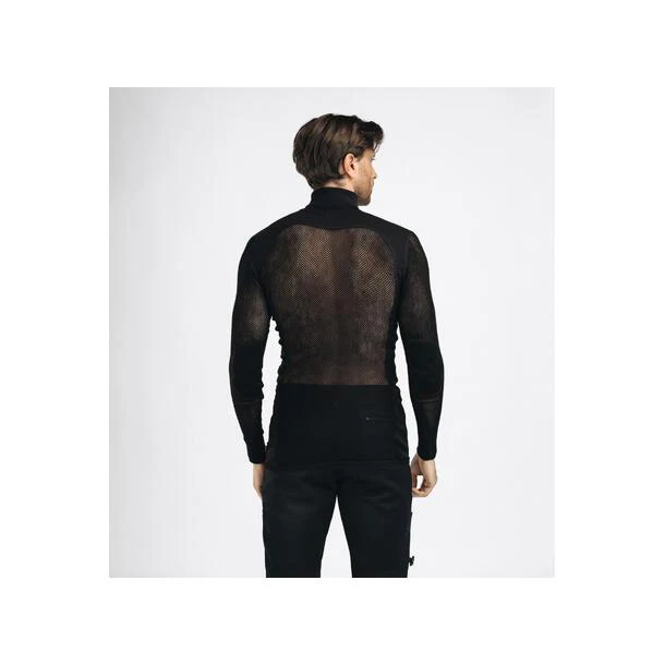 Aclima - WoolNet Original Herre Polo // Sort - Image 6