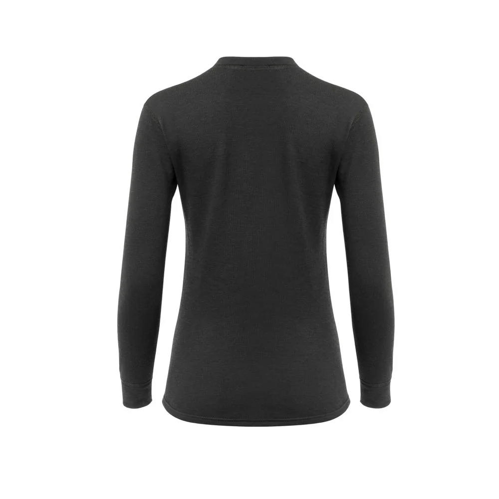Aclima - WoolTerry 220g Dame Crew Neck // Sort - Image 2