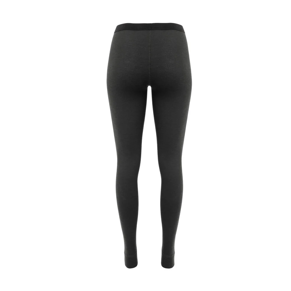 Aclima - WoolTerry 220g Dame Lange Underbukser // Sort - Image 2