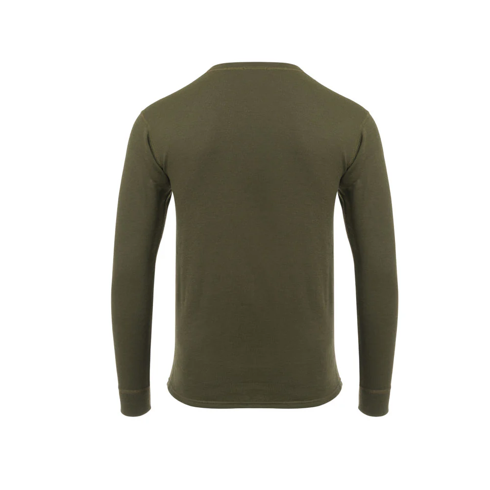 Aclima - WoolTerry 220g Herre Crew Neck // Olivengrøn - Image 2