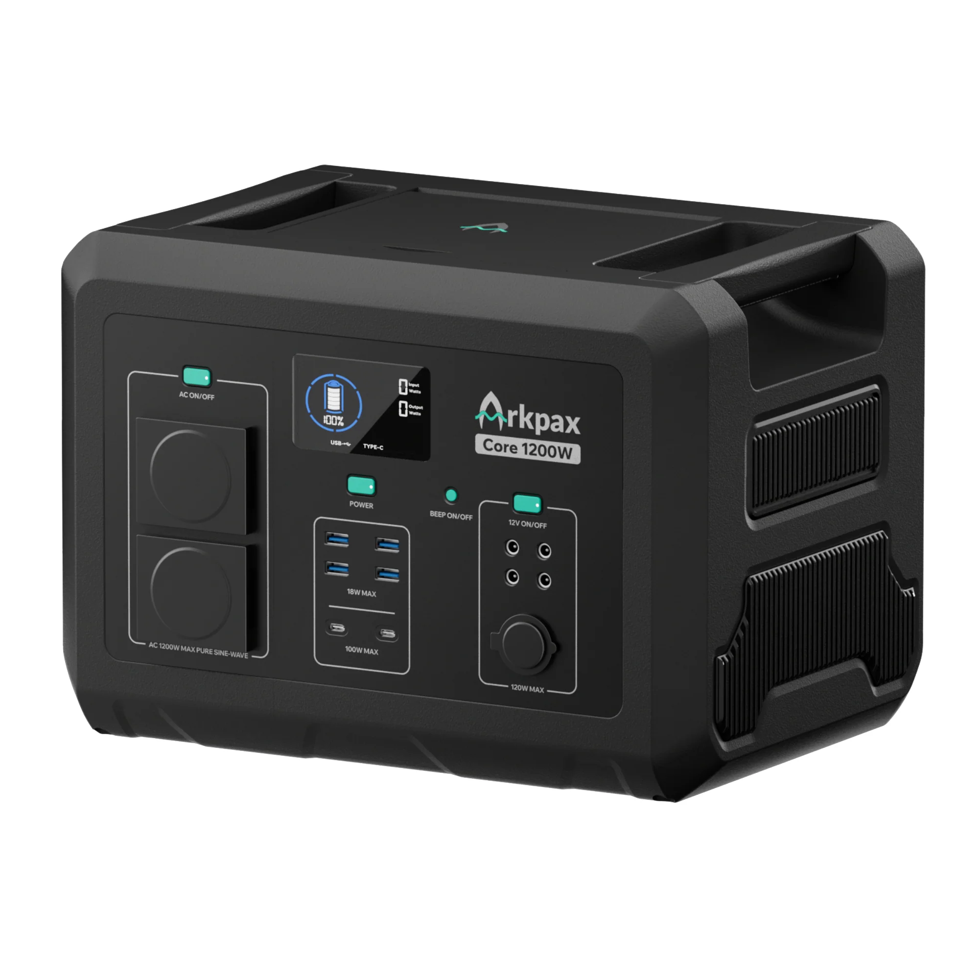 Arkpax - Core 1200W Transportabel Power Station - Image 3