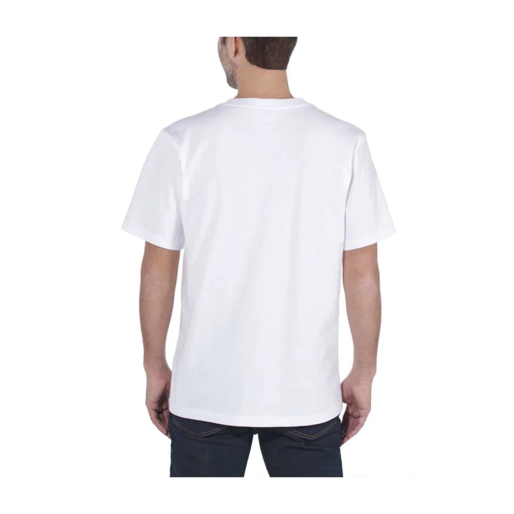 Carhartt - K87 Herre T-shirt // Hvid - Image 3