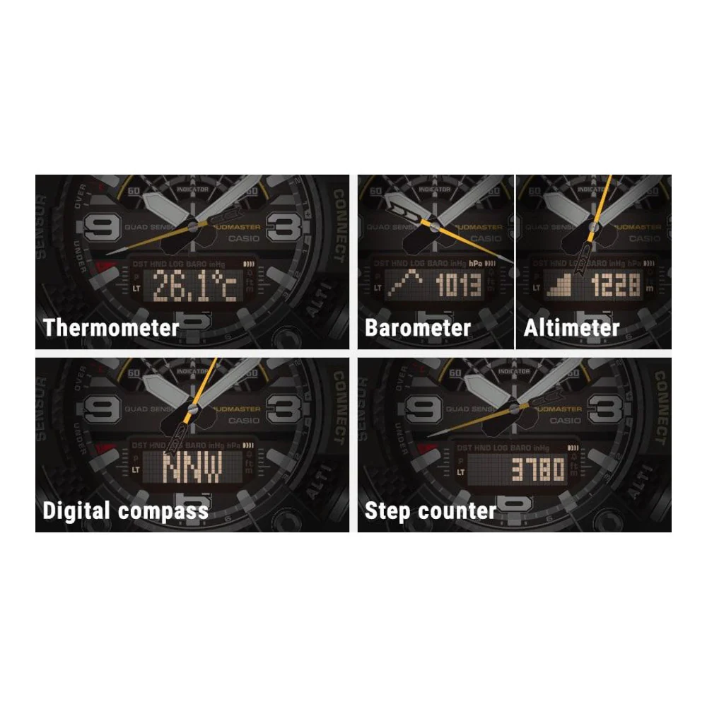 Casio - G-Shock Premium Mudmaster GG-B100-1A3ER Olivengrøn - Image 3