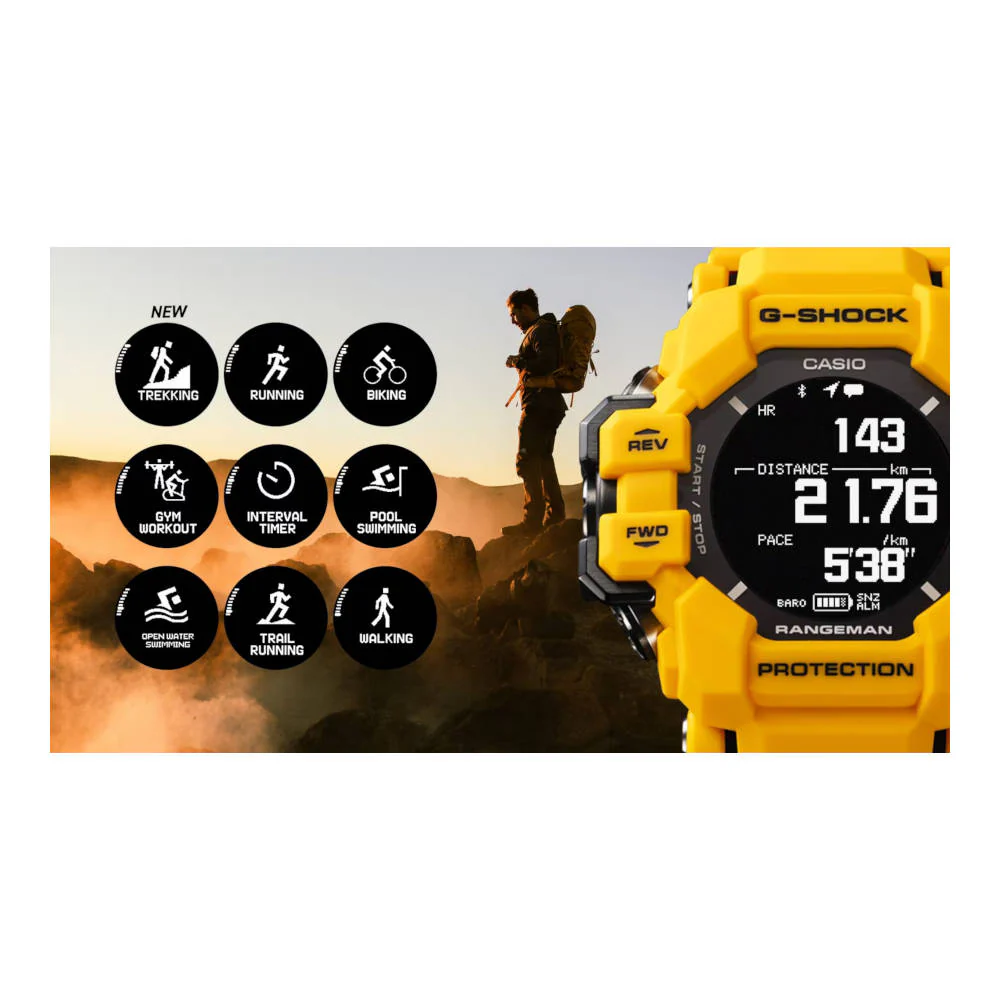 Casio - G-Shock Rangeman GPR-H1000-9 Gul - Image 3