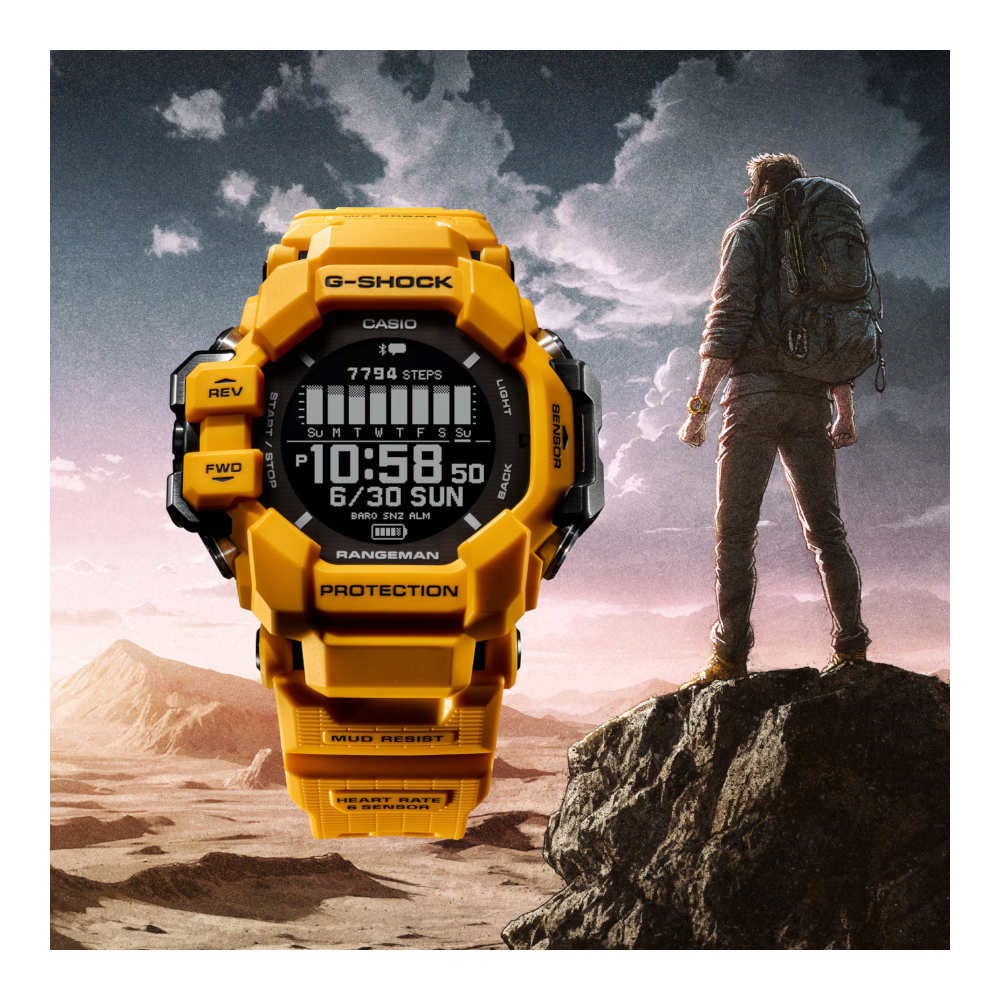Casio - G-Shock Rangeman GPR-H1000-9 Gul - Image 4