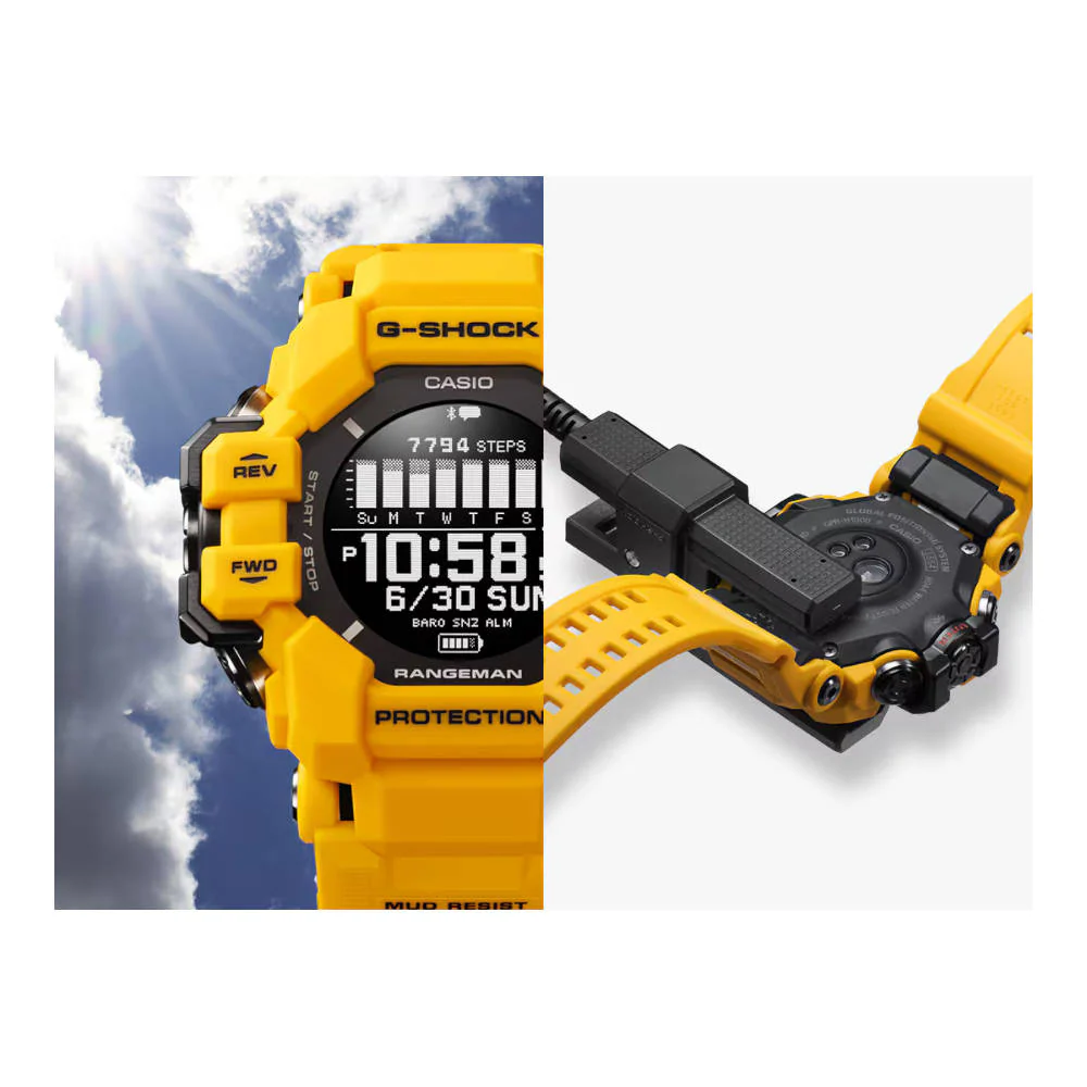 Casio - G-Shock Rangeman GPR-H1000-9 Gul - Image 7