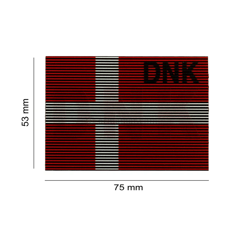 ClawGear - Dual IR Dannebrogsflag Patch // Olivengrøn - Image 3