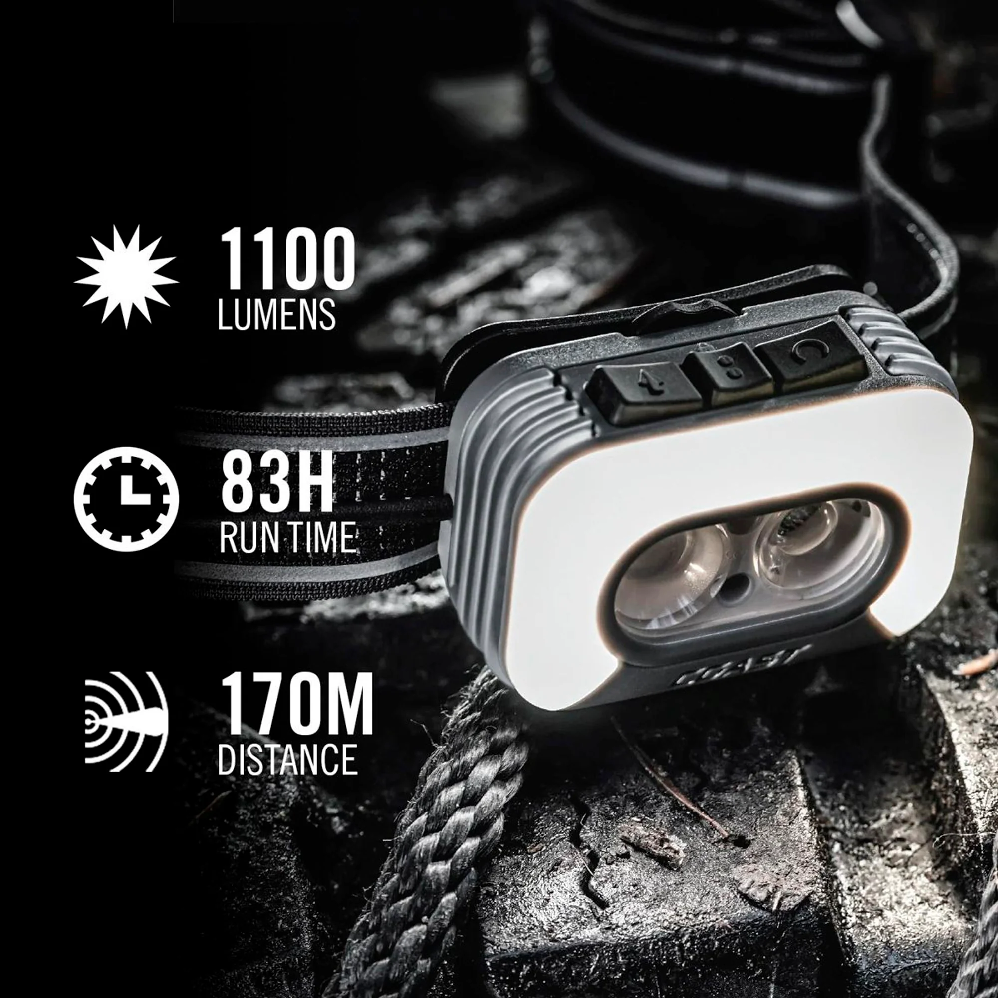 Coast - RL35R Genopladelig Pandelampe Med Stemmestyring 1100 Lumen - Image 10