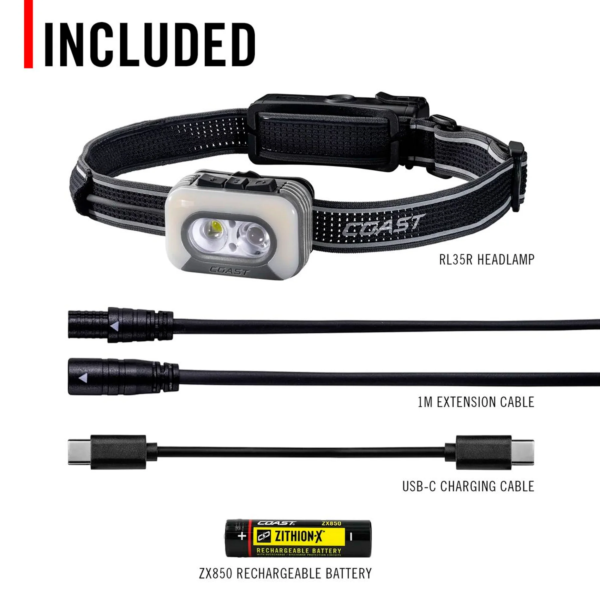 Coast - RL35R Genopladelig Pandelampe Med Stemmestyring 1100 Lumen - Image 3