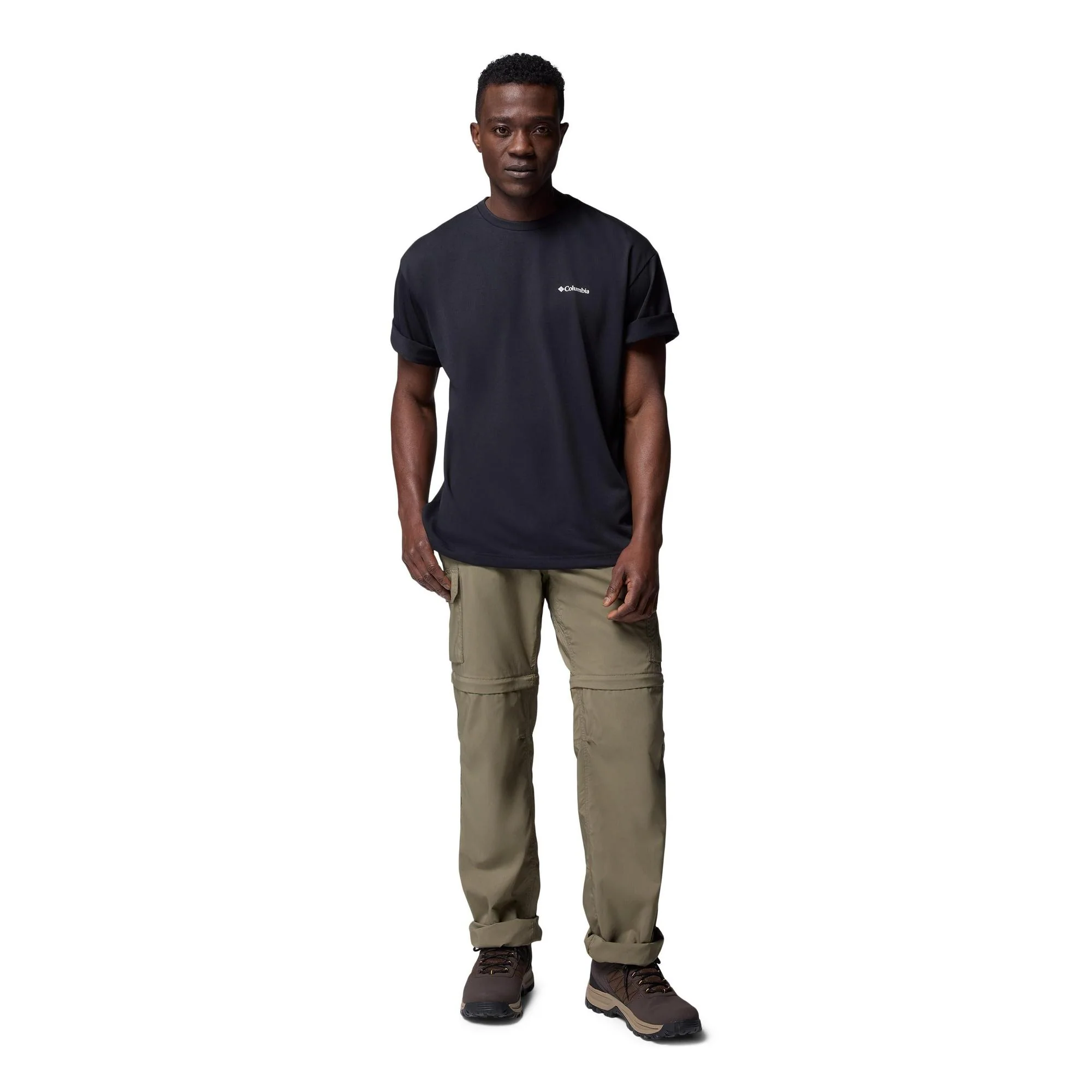 Columbia - Cedar Trail  Back Graphic T-shirt // Sort - Image 5