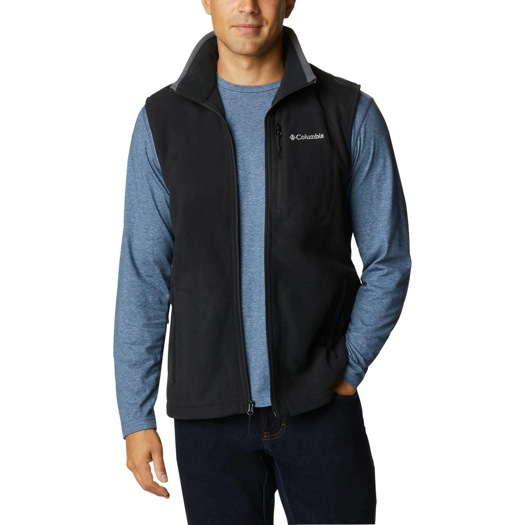 Columbia - Fast Trek Fleece Vest // Sort