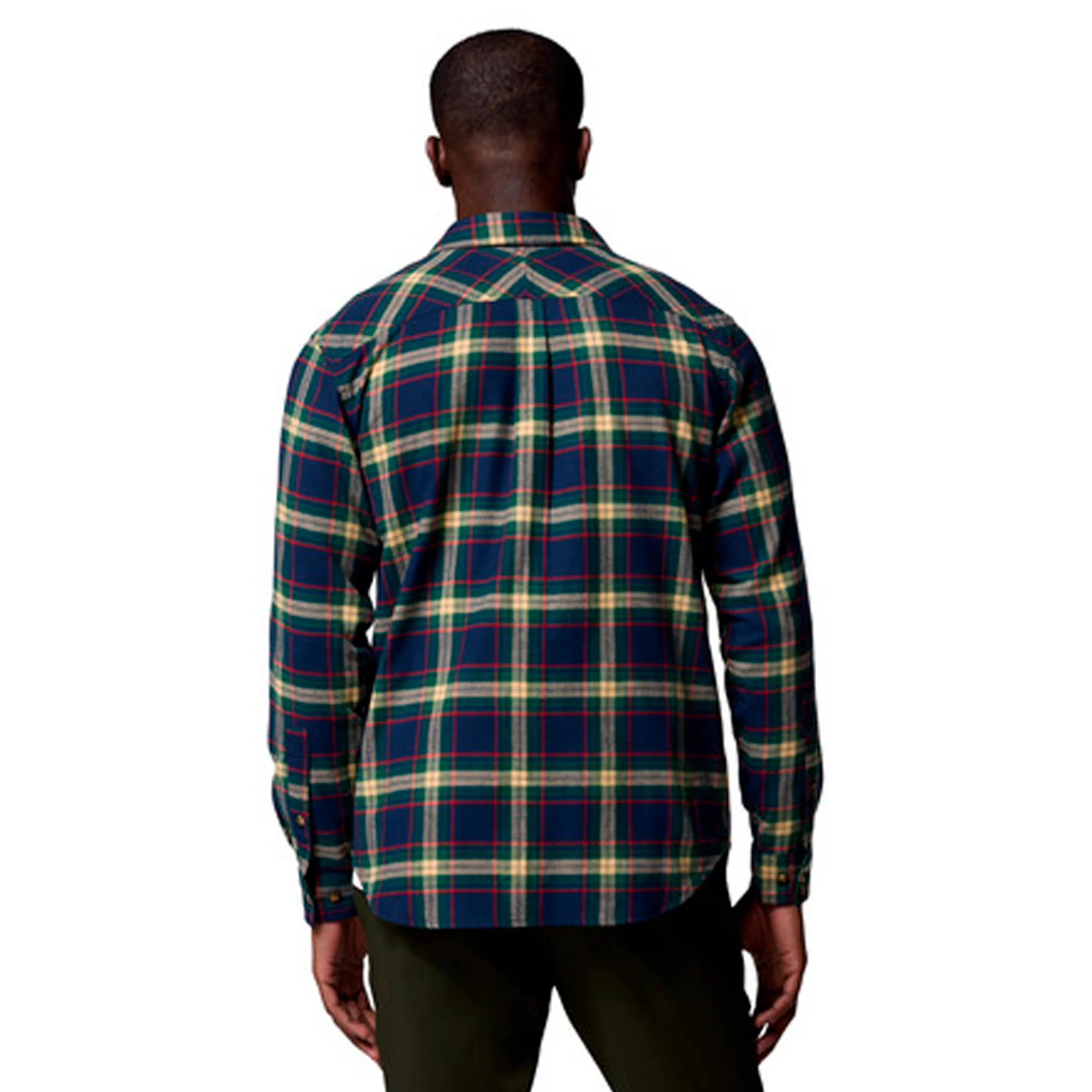 Columbia - Flare Gun Stretch Flannel Langærmet Herre Skjorte // Navy - Image 3