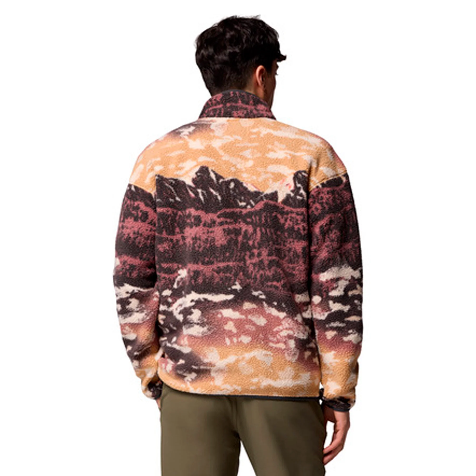 Columbia - Helvetia II Printed Half Snap Fleece Pullover // Camel Brown Sisters - Image 3