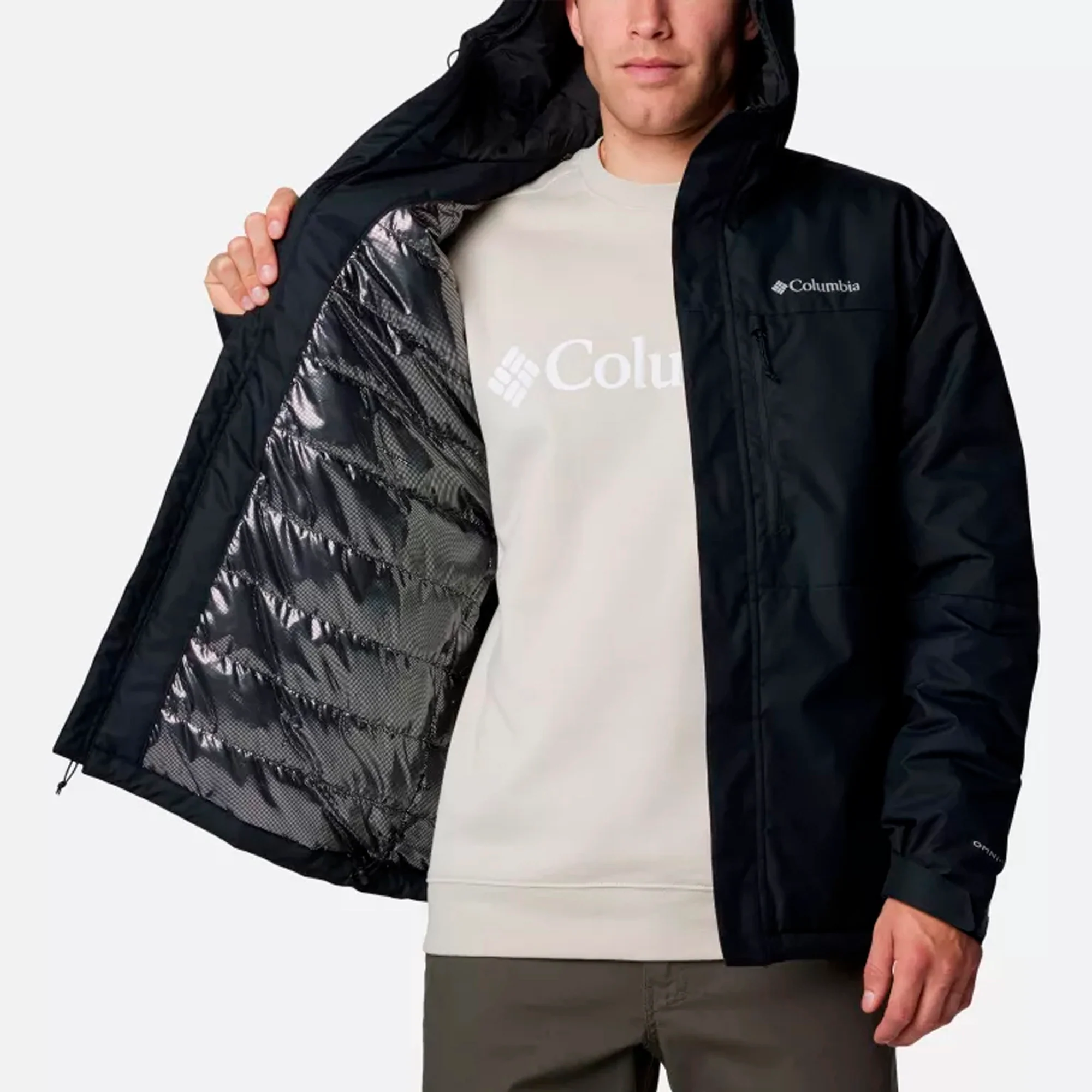 Columbia - Hikebound II Insulated Herre Jakke // Sort - Image 5